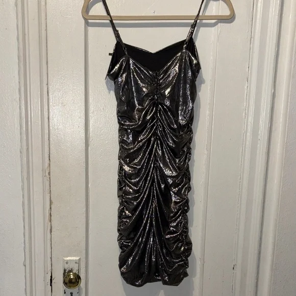 Katie J NYC Metallic Mini Dress - Picture 2 of 3